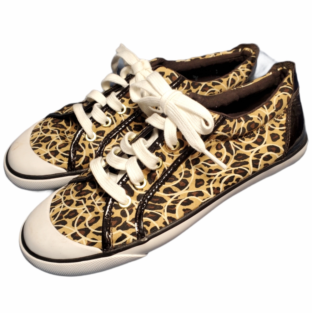 Coach Barrett Cheetah Sneakers size 8 1/2